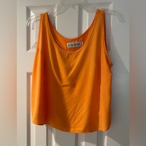 Jams World Orange Tank Top Size L